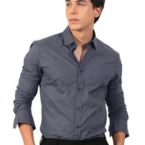 Men's Regular Fit Formal Collared Shirt