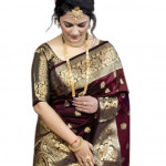 Women's Pure Soft Silk Saree With Blouse Piece For Wedding