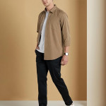 Men's Casual Cotton Poplin Shirt