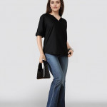 Women's Casual Roll -Up Sleeves