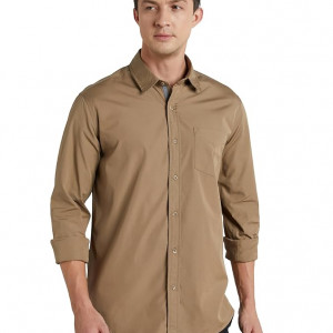 Men's Casual Cotton Poplin Shirt