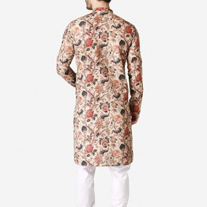 Men's Regular Fit Cotton Kurta