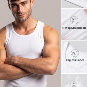 Mens Cool It Regular Fit Vest Pack of 2