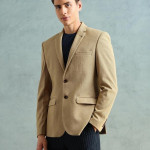 Men's Zero Calorie Slim fit Textured Blazer