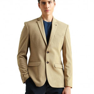 Men's Zero Calorie Slim fit Textured Blazer
