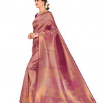 Kanchipuram Raw Silk Saree with Unstitched Blouse Piece
