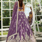 Georgette Embroidery Sequence Work Lehenga Choli