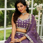 Georgette Embroidery Sequence Work Lehenga Choli