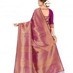 Kanchipuram Raw Silk Saree with Unstitched Blouse Piece