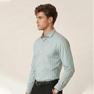 Men's Slim Fit Solid Formal Shirt with Full Sleeves